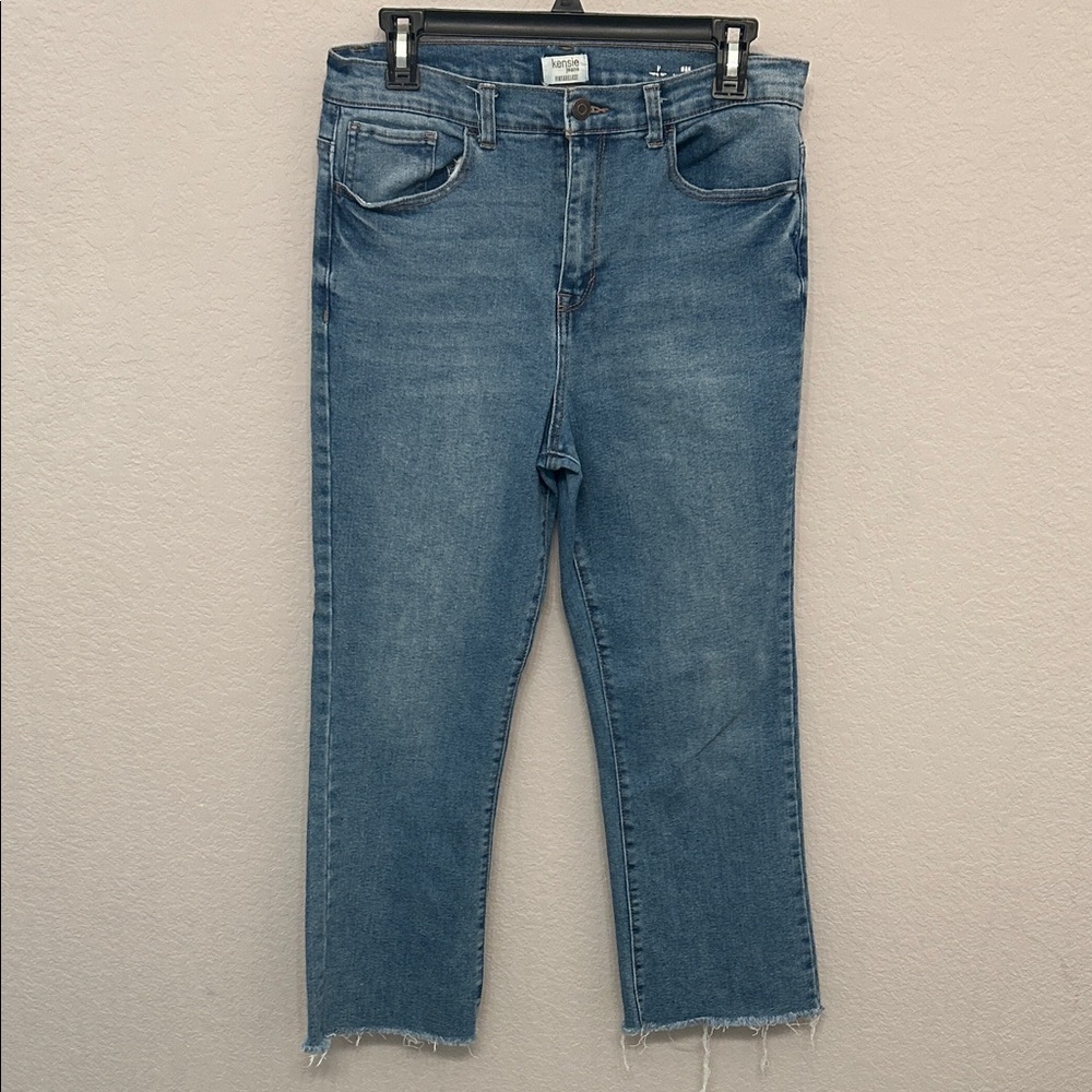 Kensie Blue Ankle Cropped Jeans
